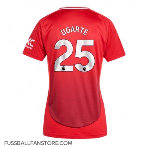 Manchester United Manuel Ugarte #25 Replik Heimtrikot Damen 2024-25 Kurzarm